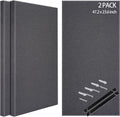 BUBOS 2 PCS Fabric Acoustic Panels for Home Theater and Studio
