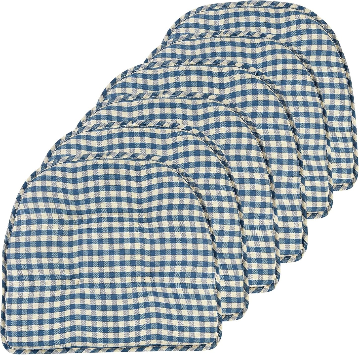 Klear Vu Omega Non-Slip Chair Cushions for Dining Room Comfort
