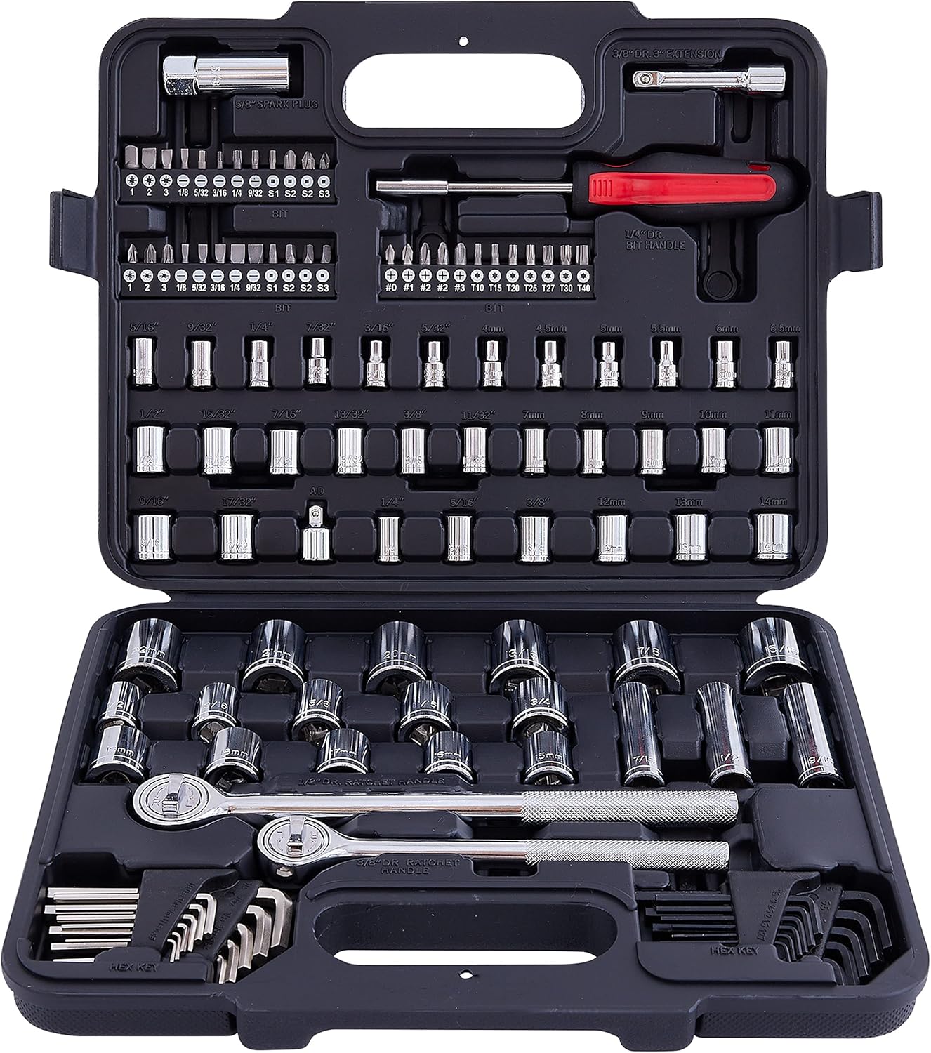120 Piece Socket Set for Home Mechanics and Auto Repairs