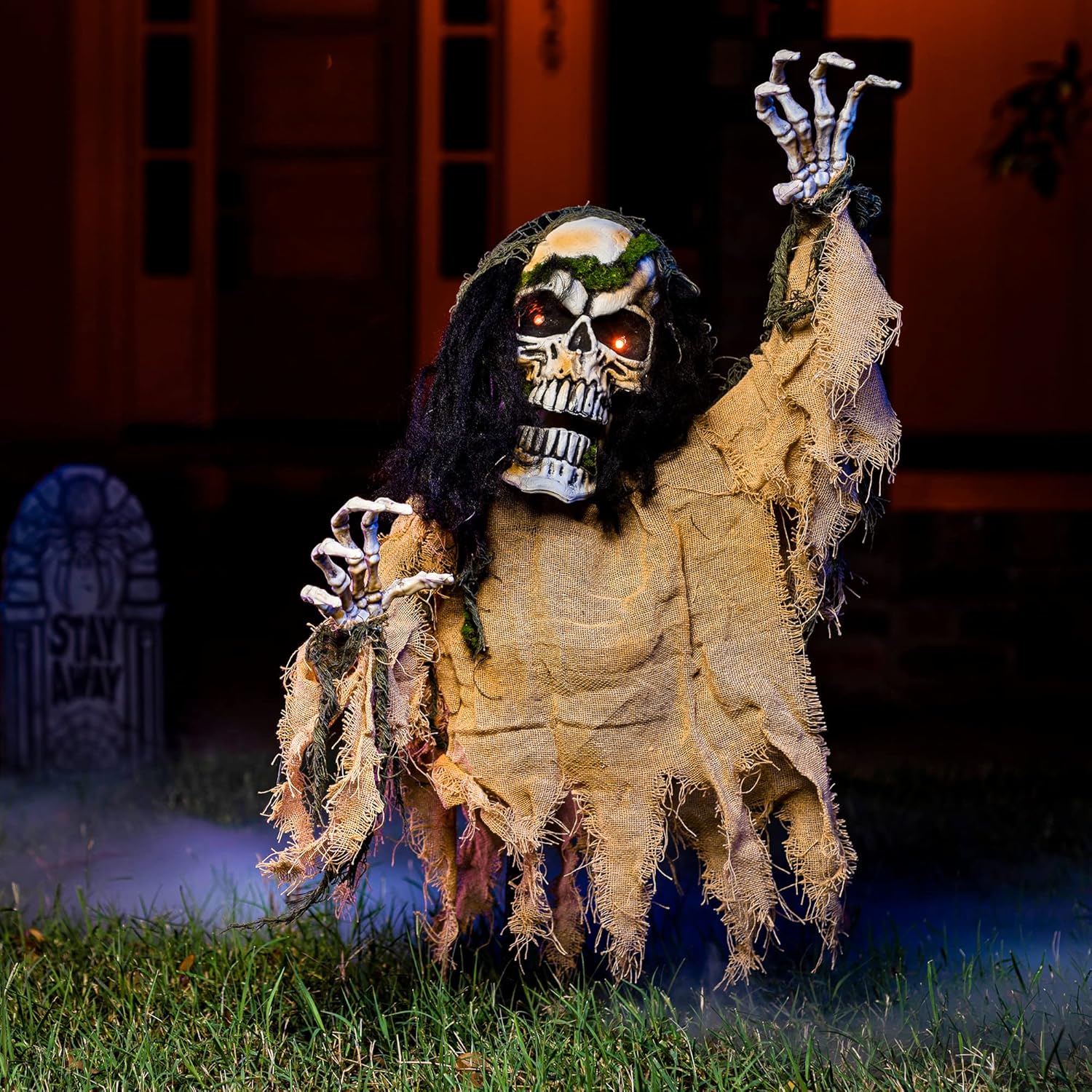 Creepy Animated Zombie Groundbreaker Prop for Halloween Fun