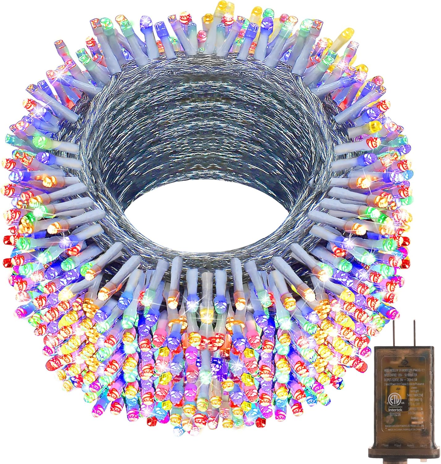 403ft 1000 LED String Lights for Outdoor Christmas Decor