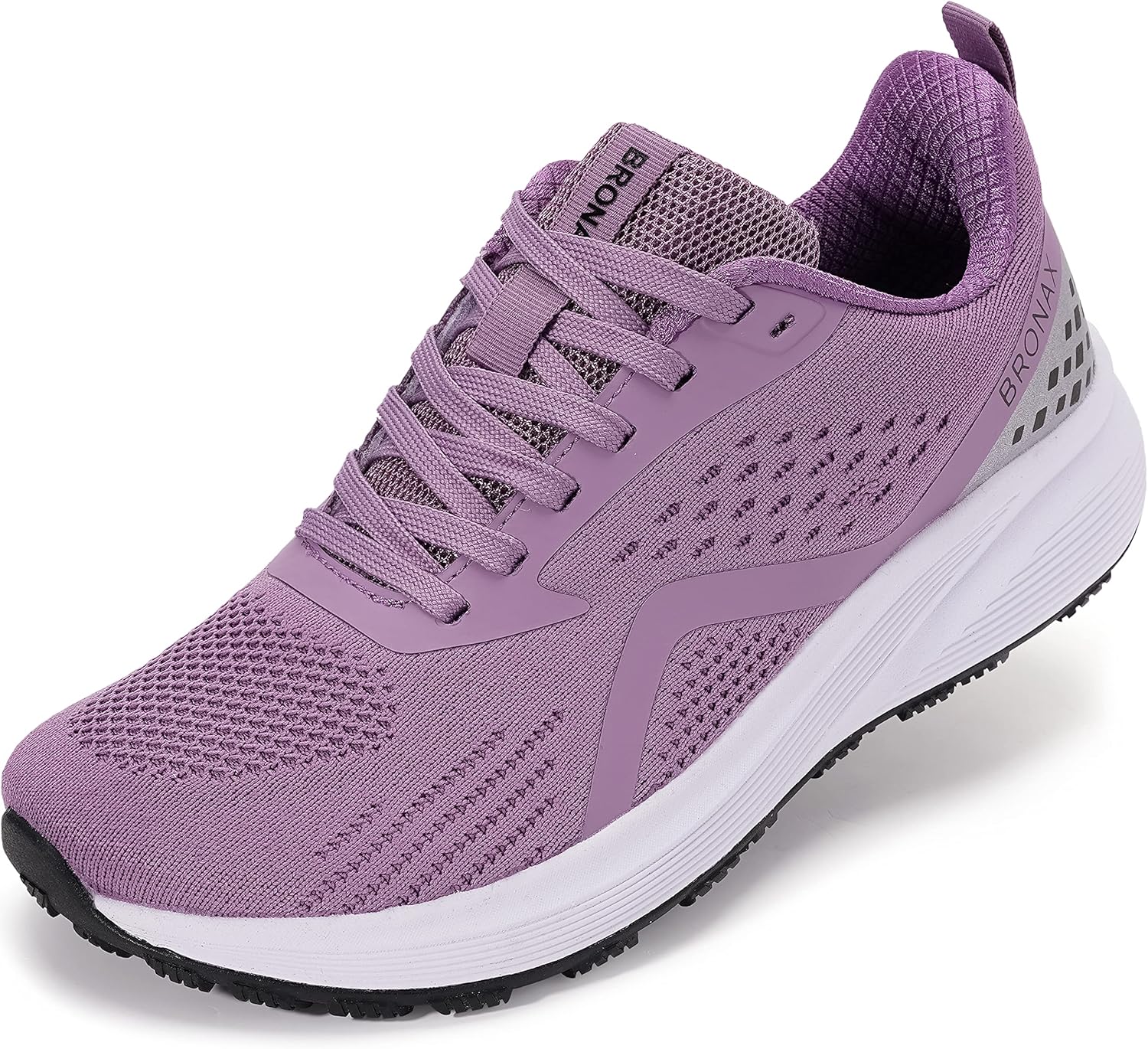 BRONAX Women's Wide Toe Box Road Running Shoes for Comfort