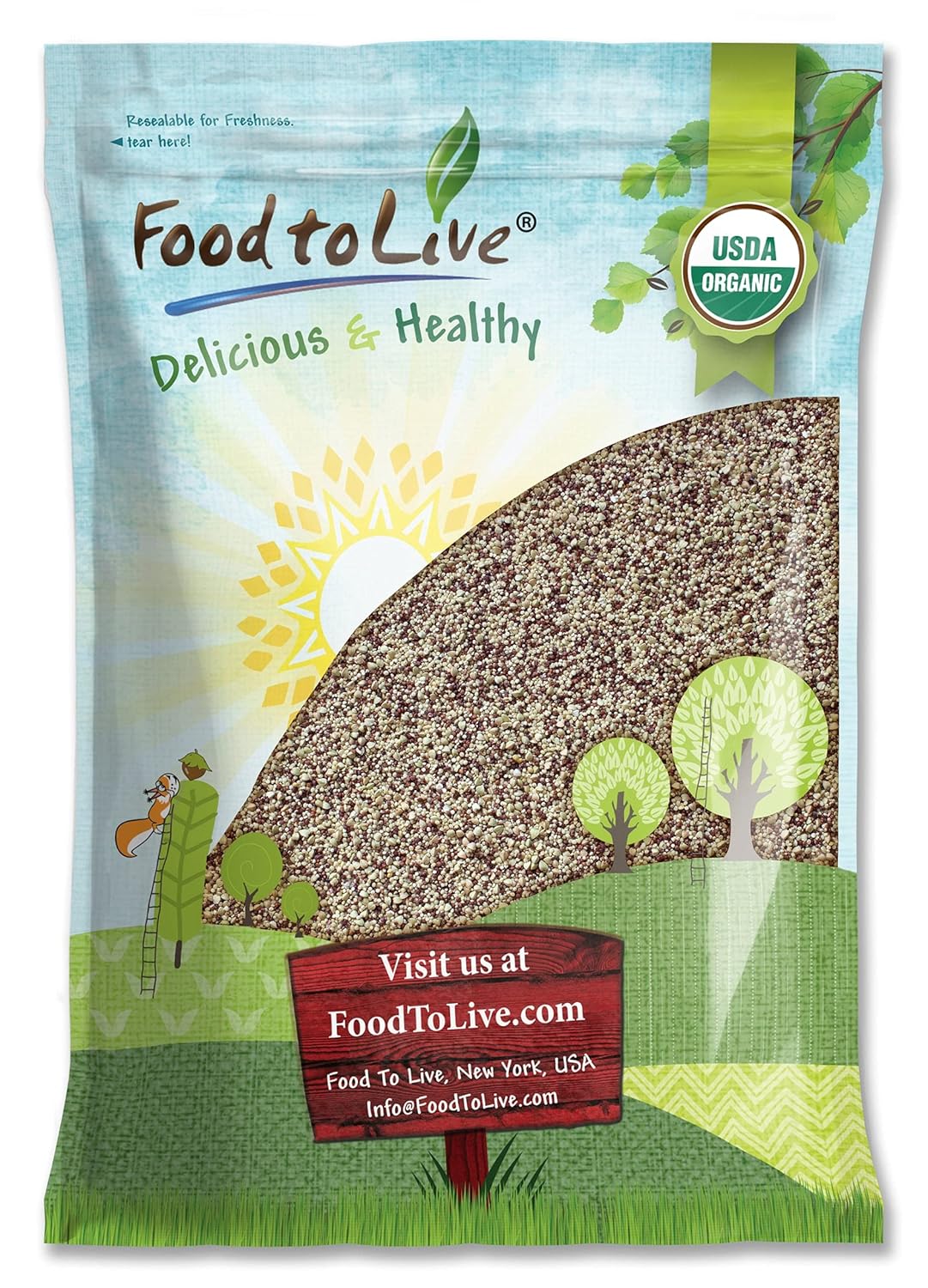 Organic Super Grains Blend for Healthy Eating and Cooking