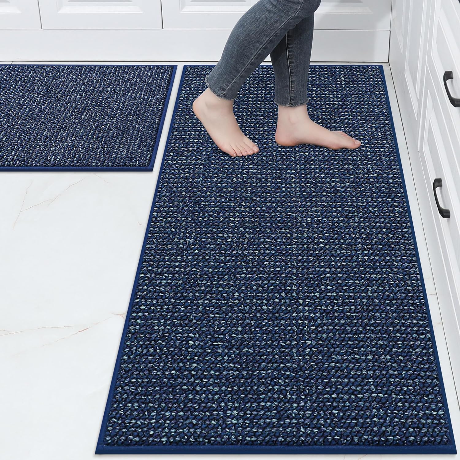 Non-Slip Kitchen Mats for Floor - Absorbent & Stylish Rugs