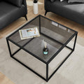 SAYGOER Glass Coffee Table: Stylish Centerpiece for Small Living Rooms