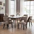 Modern Wooden Dining Chair Set of 6 by VKNOW for Stylish Homes