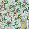 Rainbow Window Privacy Film 35.4 x 78.7 in - Rainbow Vine Static Cling