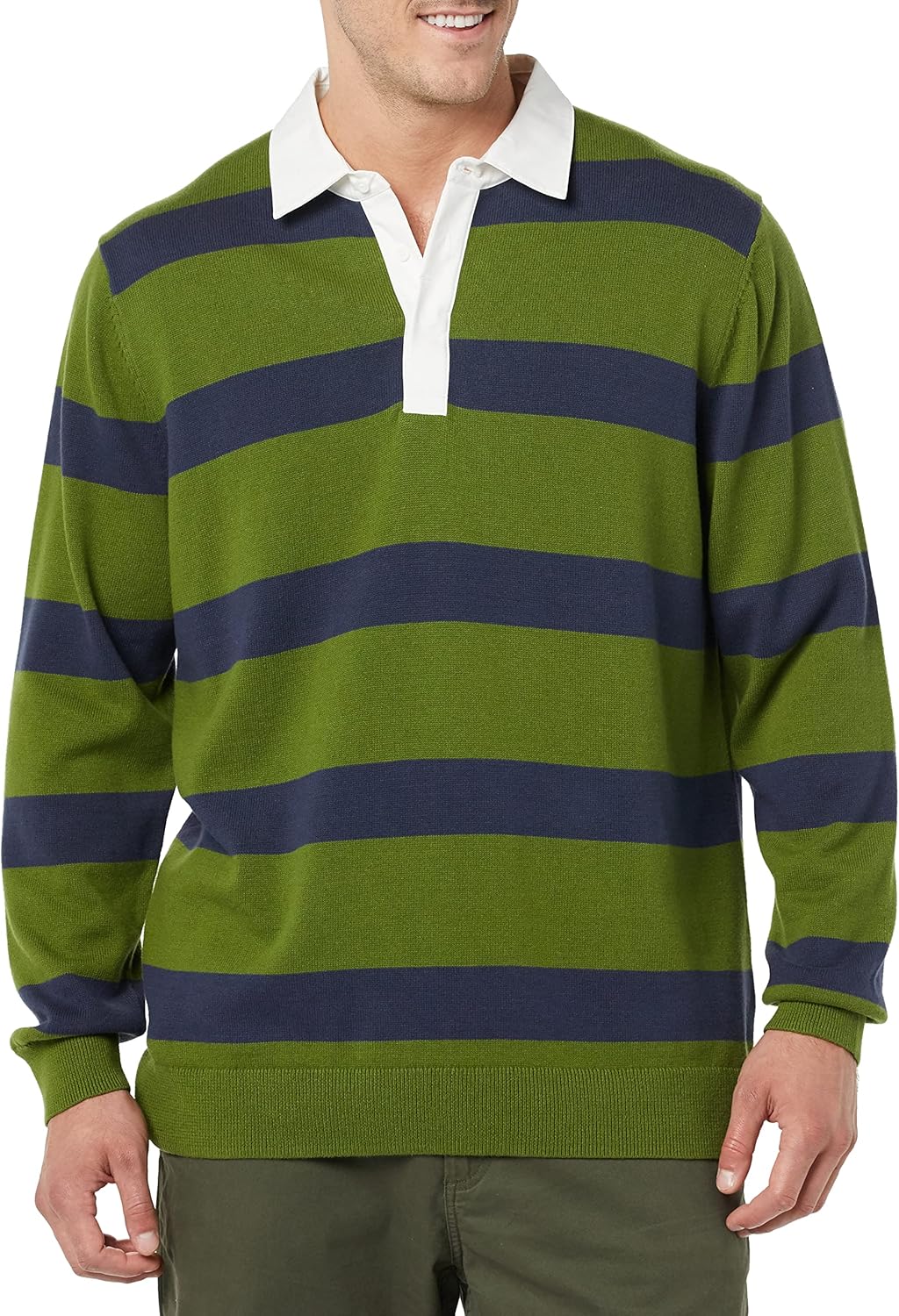 Comfortable Men's Rugby Sweater for Versatile Layering Options