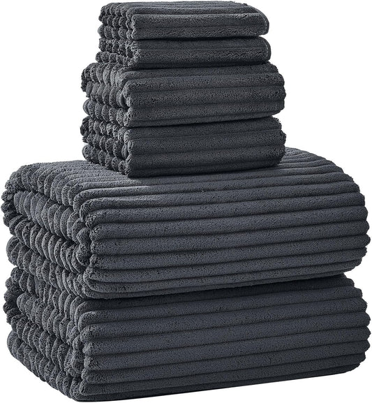 Extra Large Bath Towel Set of 6 for Ultimate Comfort and Luxury