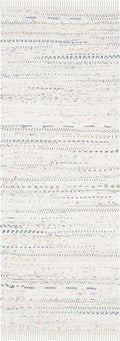 SAFAVIEH Rag Rug Runner Rug 2ft3ft x 18ft - Handmade Boho Cotton