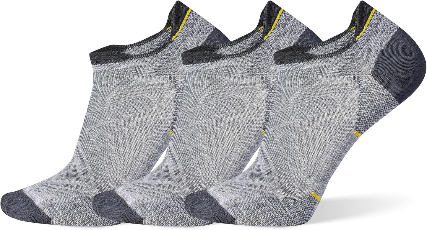 Smartwool Men's Run Zero Cushion Low Ankle Socks for Comfort