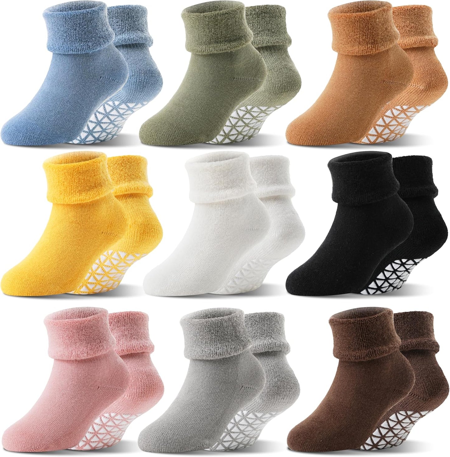 Non-Slip Thermal Baby Grips Socks - Sandsuced