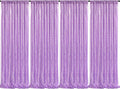 Lavender Sequin Backdrop Drapes 4 Panels 2ft x 8ft - Sparkle Wedding