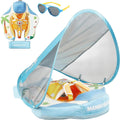 Baby Floats for Pool with Removable Canopy - Stable Non Inflatable
