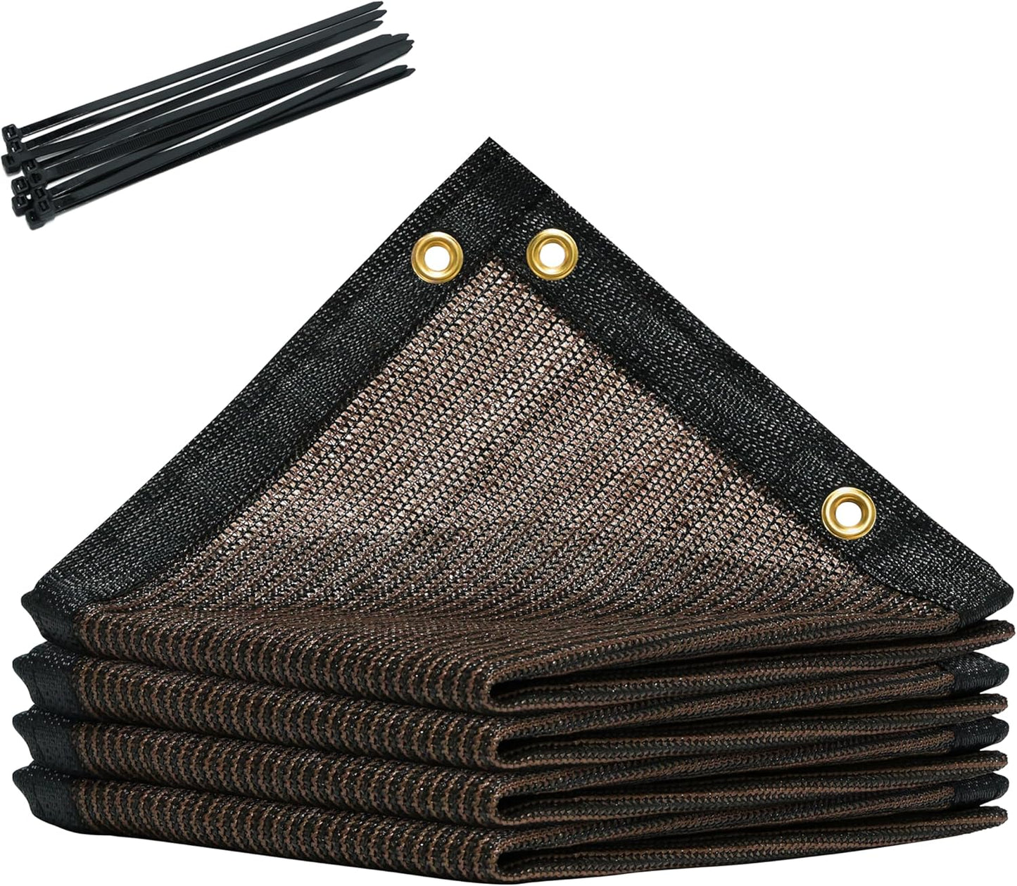 7ft x 27ft Brown Custom Shade Cloth for Dog Kennel & More