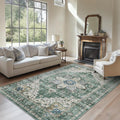 6x9 Area Rug Washable Low-Profile Rug - Durable Non-Slip 6x9