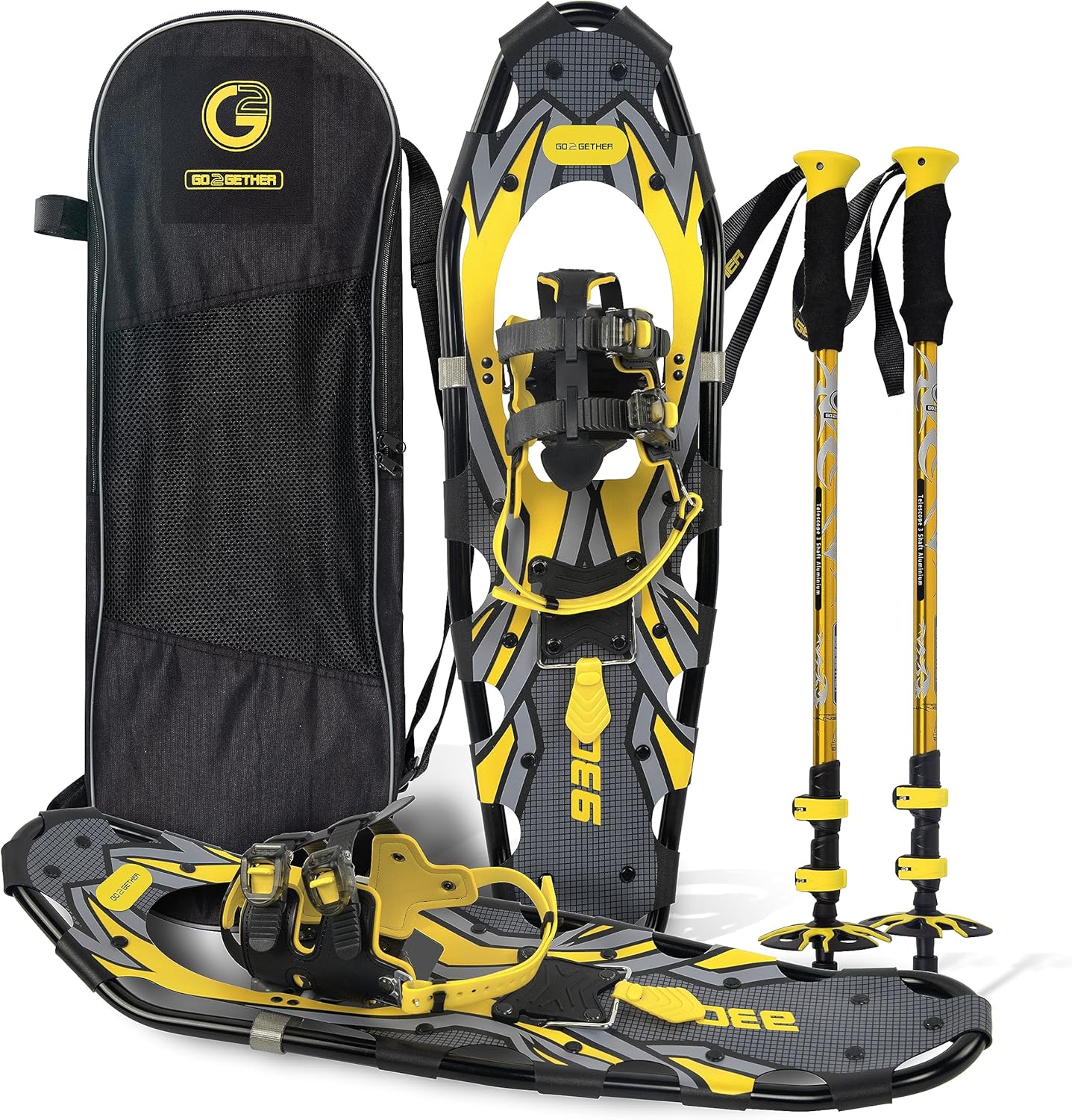 Light Weight Snowshoes with Toe Box and EVA Padded Binding