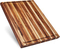 XXL Thick Edge Grain Teak Wood Cutting Board 23x17x1.5 - Large