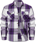 Cromoncent Men's Long Sleeve Thick Flannel Shirt Jacket Review