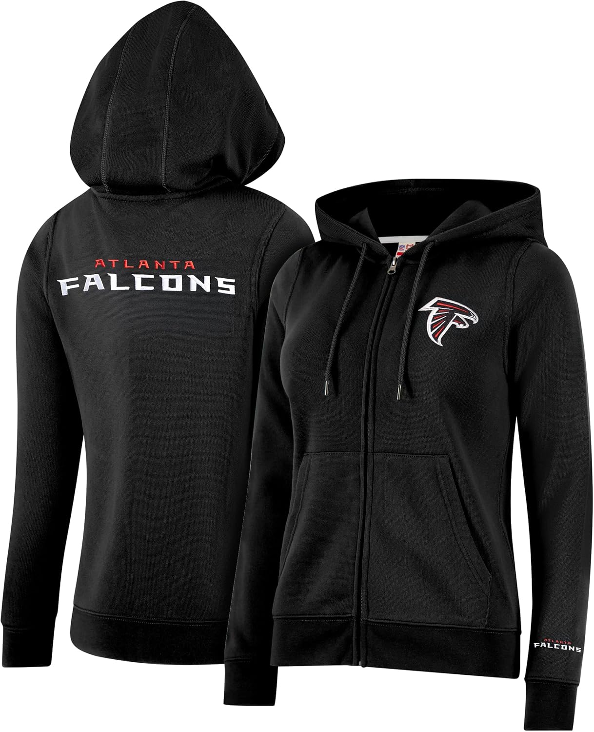 Ultra Game Women's Full Zip Marl Knit Hoodie for NFL Fans