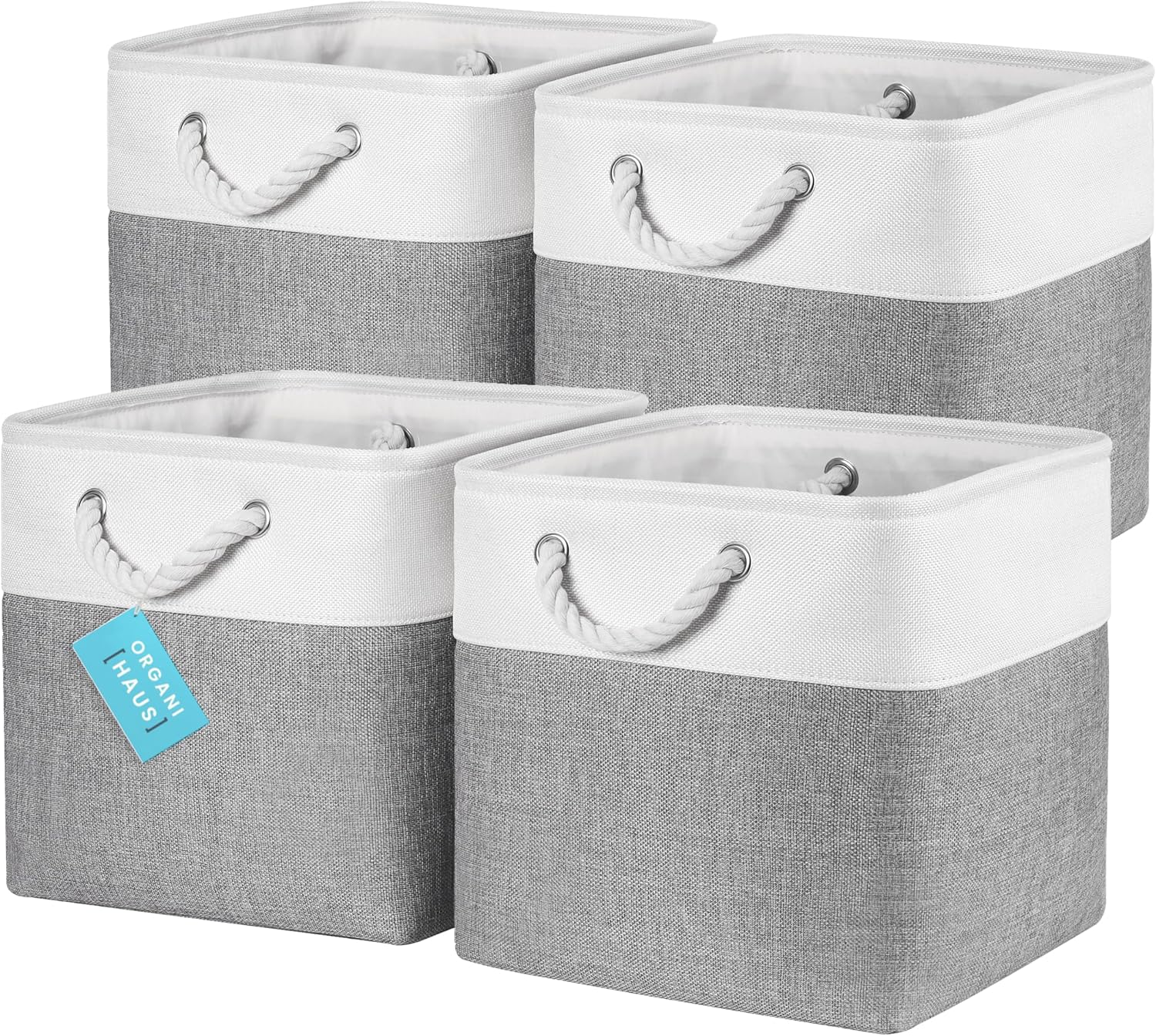 Multipurpose 12x12 Cube Storage Bins for Home Organization