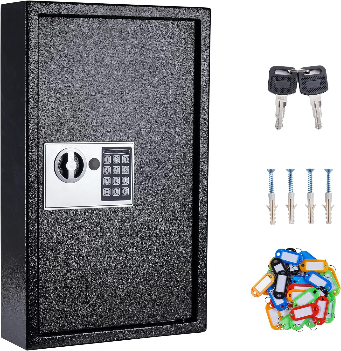 UMEKEN Key Box Wall Mount 60 Position Digital Key Organizer