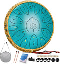 Steel Tongue Drum 13 in 15 Notes C Major - Calm, Tuned 432hz