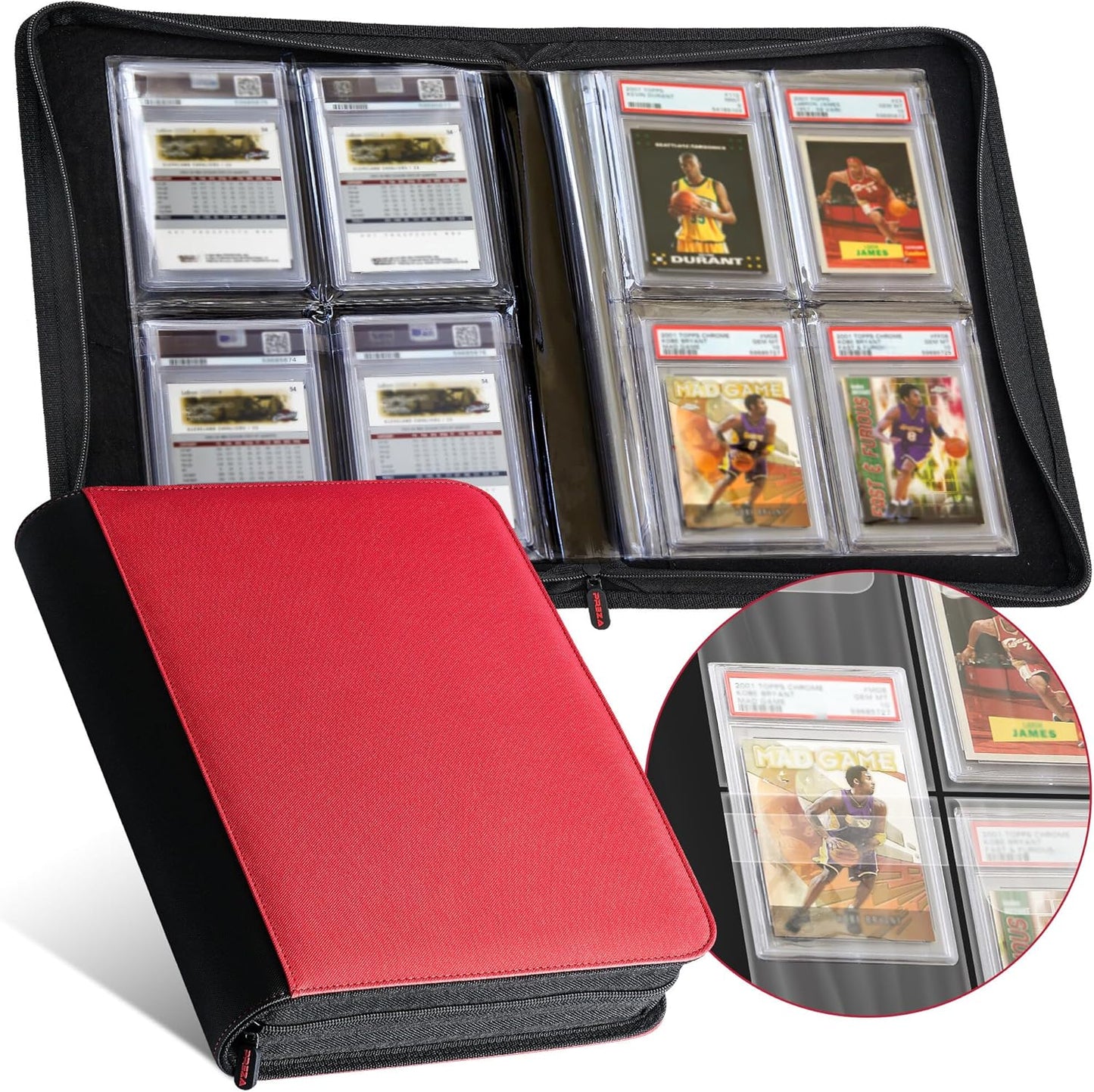PREZA Slab Binder for Graded Card Storage - 32 Card Capacity