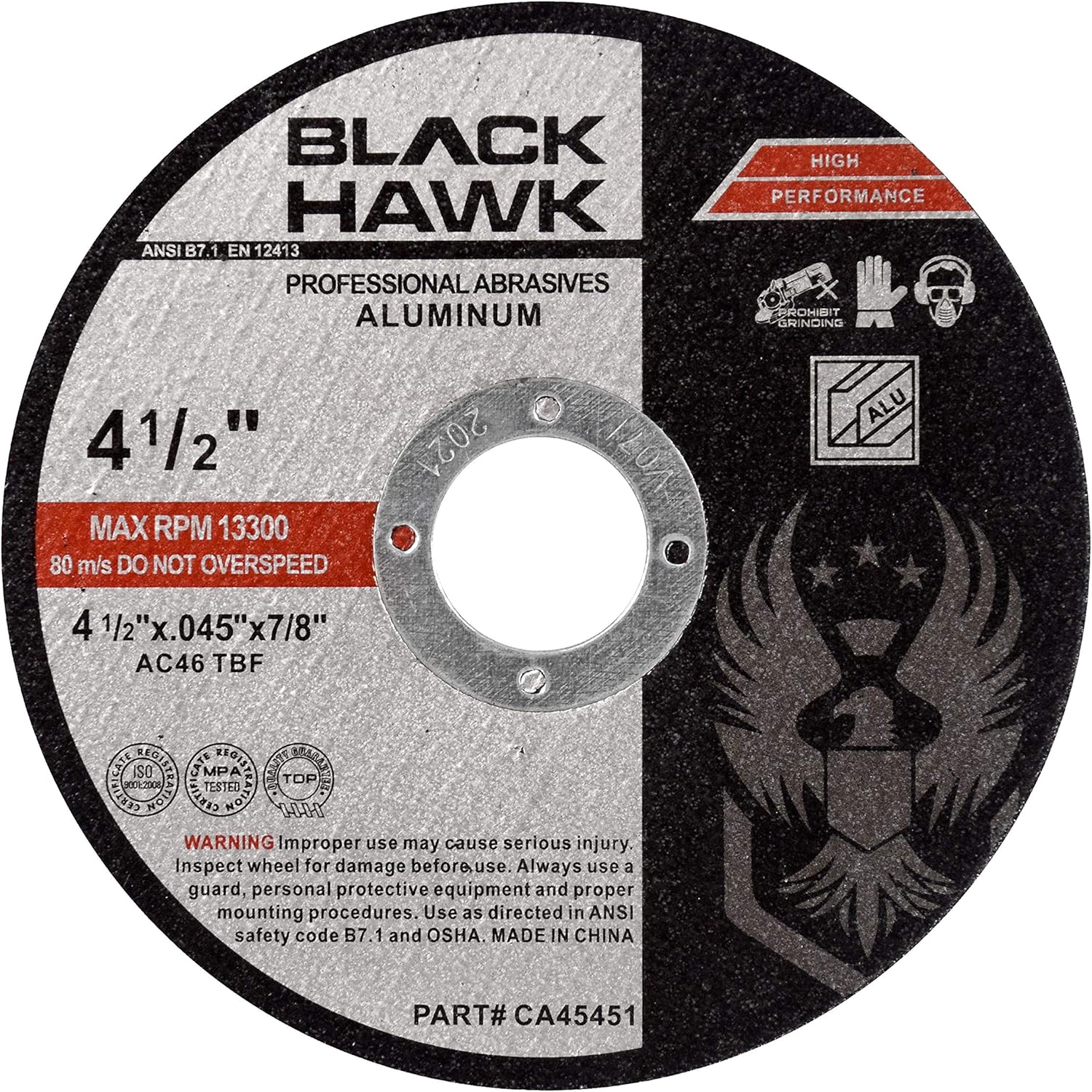 25 Pack BHA Cut Off Wheels for Aluminum - Precision Cutting
