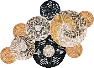 ChicnChill Wall Basket Decor - Set of 9 Boho Woven Art