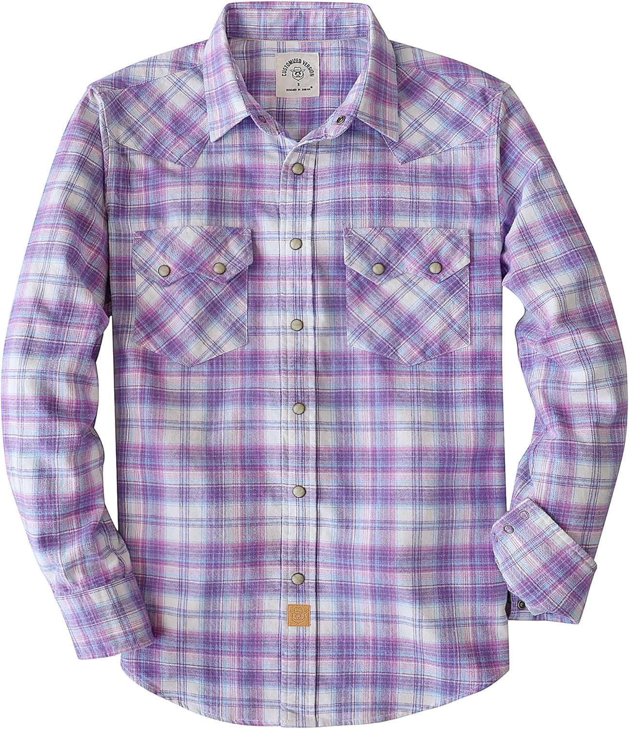 Dubinik Flannel Shirt for Men: Cozy Long Sleeve Plaid Style