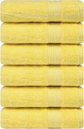 Ample Decor Hand Towel 18 x 28 in Pack of 6 - Thick 600 GSM Cotton