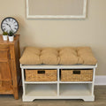 Klear Vu Corner Nook Piano Seat Tufted Bench Cushion - Non-Slip