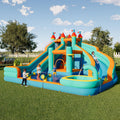 Albott Bounce House Inflatable Bouncer with Slide - Safe Backyard Fun