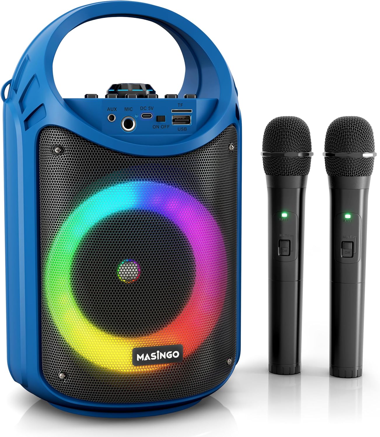 Karaoke Machine for Kids and Adults with Wireless Microphones