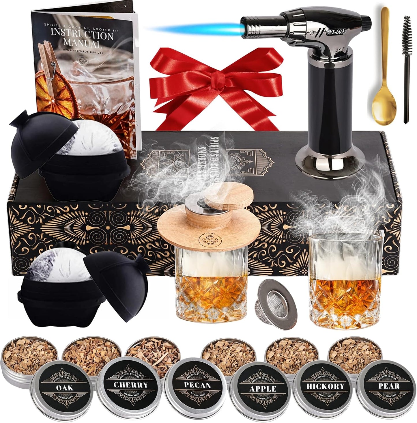 Bourbon Smoker Set - Enhance Cocktail Rituals