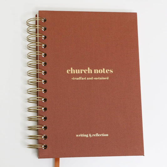 Church Notes Journal for Sermons and Podcasts - Guided Notebook