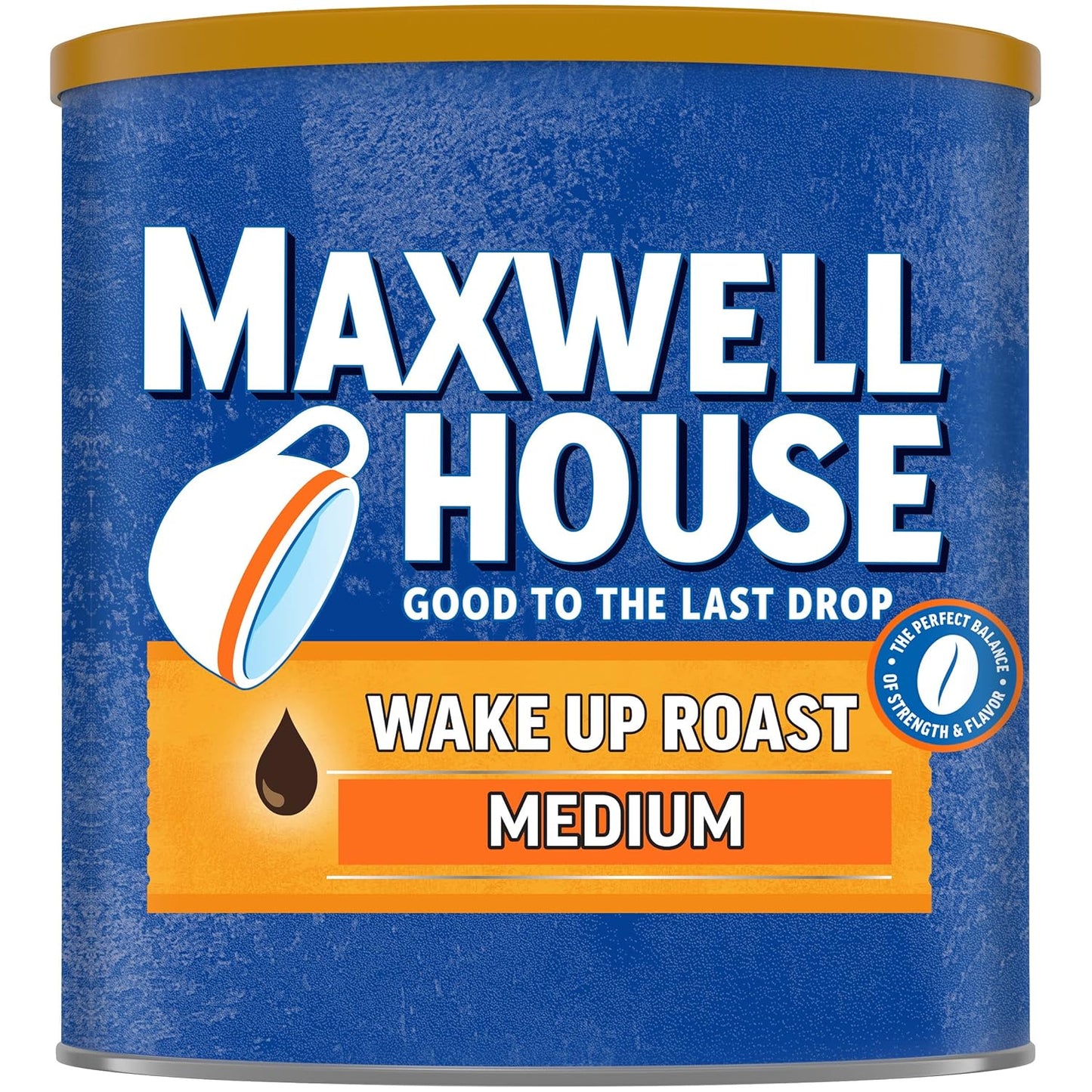 Maxwell House Wake Up Roast Ground Coffee, 30.65 oz - Energize Your Mornings!