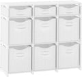 9 Cube Closet Organizers And Storage - All Baskets Included