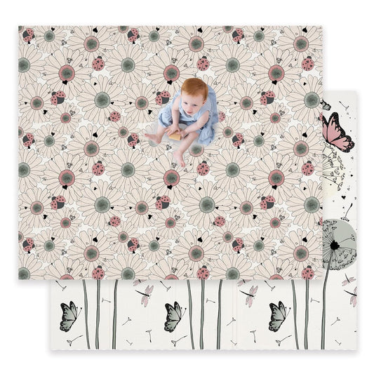 Large Folding Foam Play Mat for Infants - Waterproof & Safe