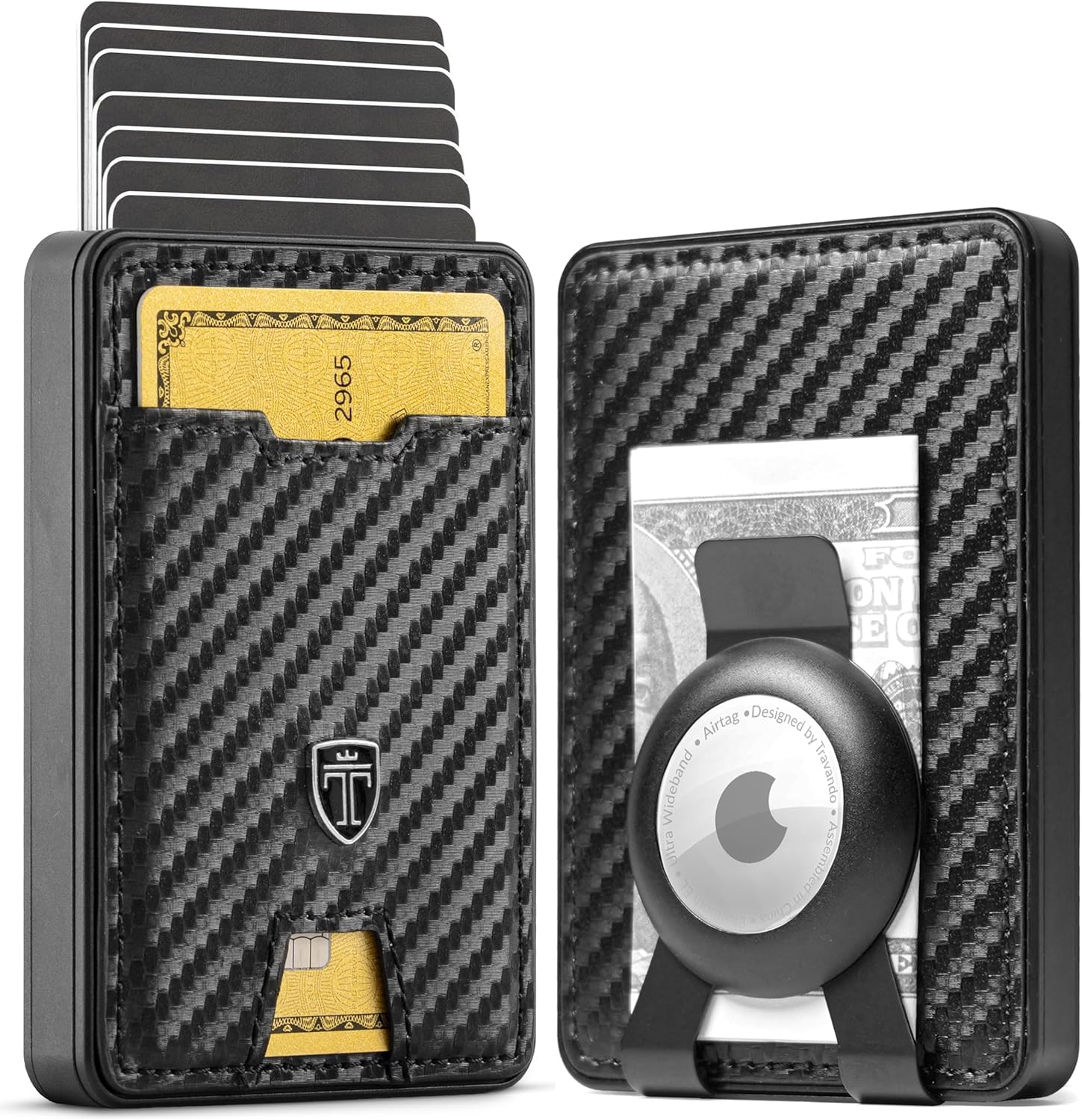 TRAVANDO Swype Slim Wallet for Men with RFID Blocking Feature