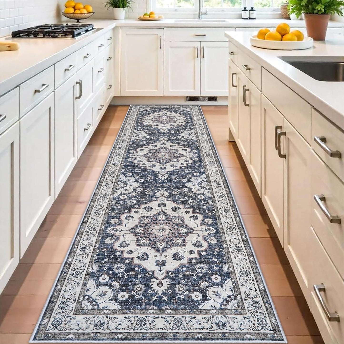 3x10 Washable Hallway Runner Rugs for Vintage Style Homes