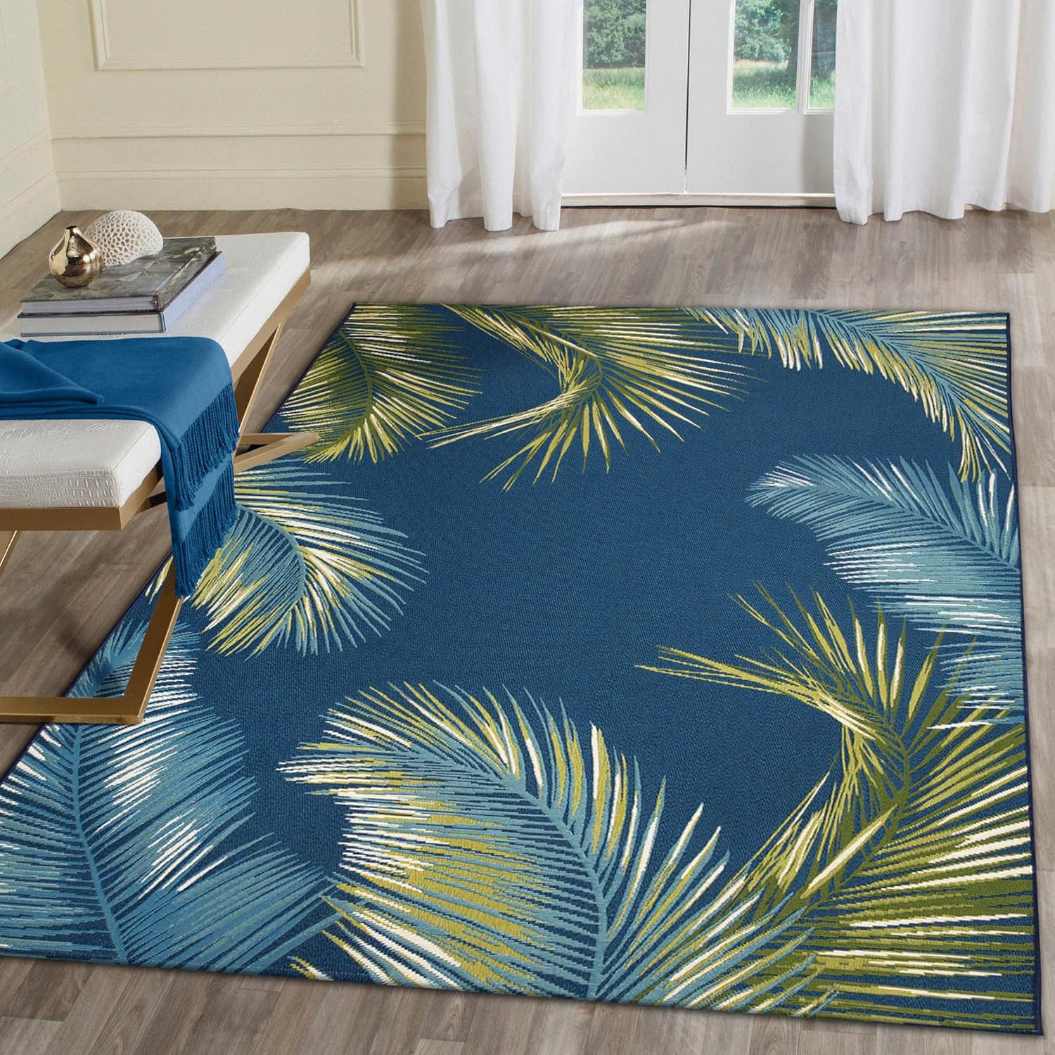 Liora Manne Marina Indoor/Outdoor Area Rug - Beach Colorful Design