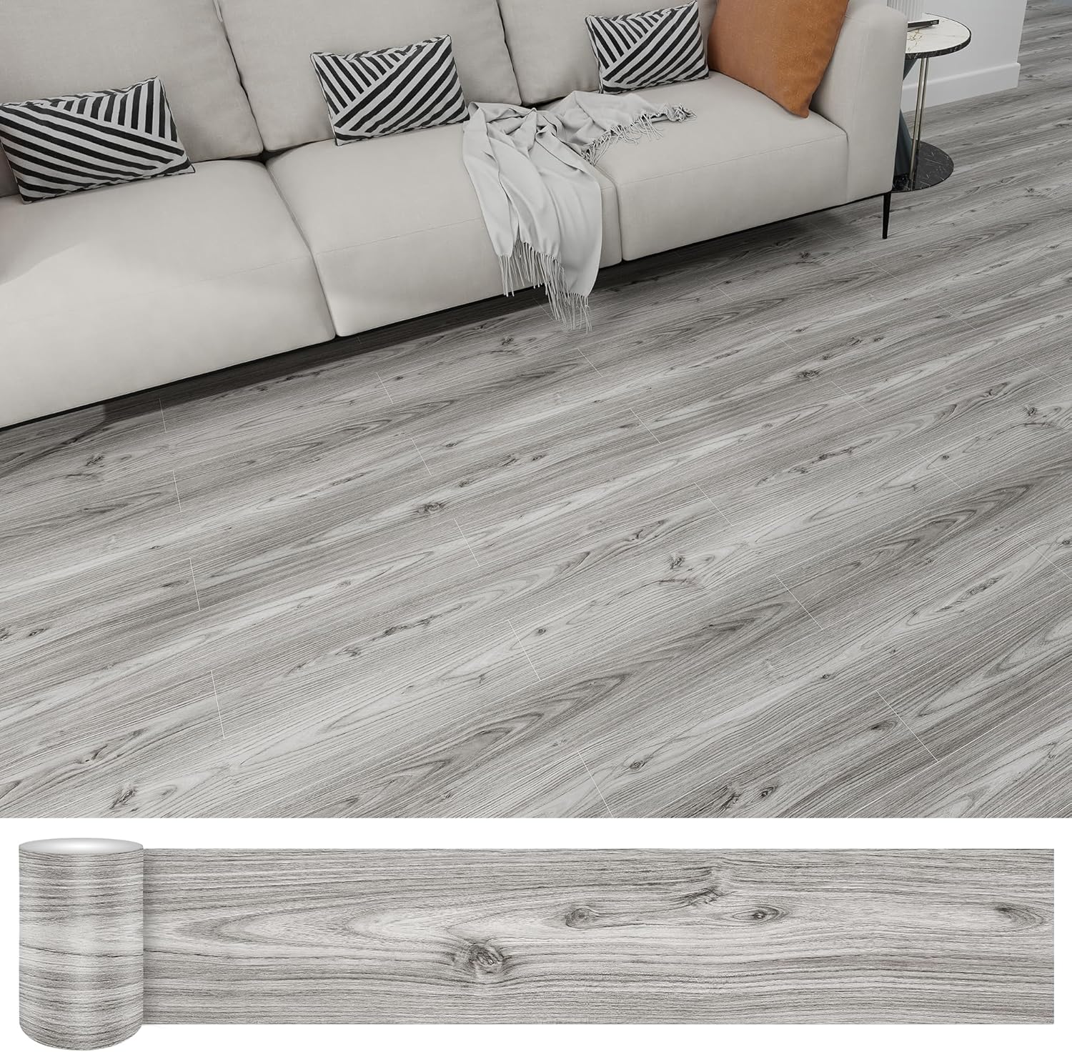 Peel and Stick Floor Tile for Easy DIY Home Renovation