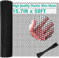 Plastic Mesh Fence Sheet 15.7in x 50ft - Durable Plastic Chicken Wire