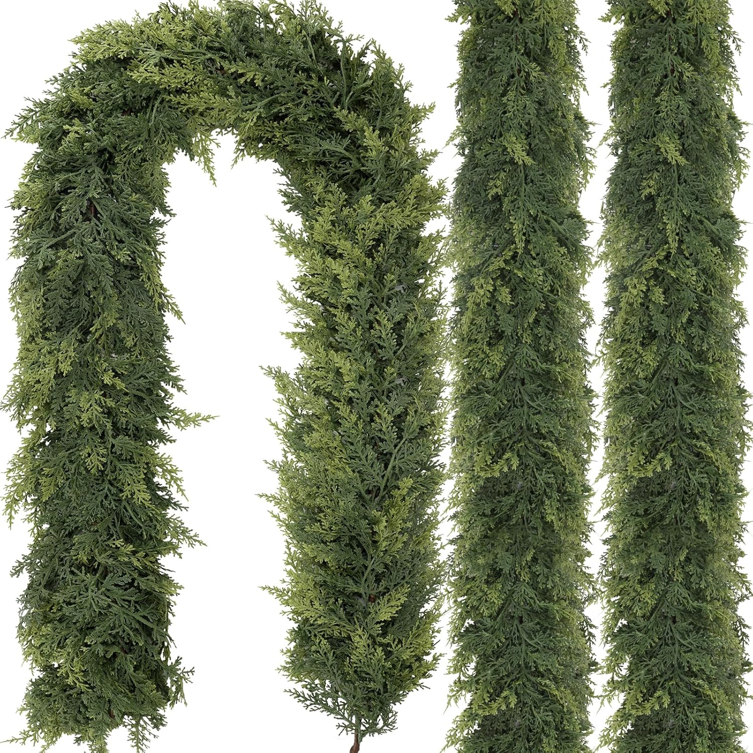 6FT Christmas Cedar Garland for Festive Home Decoration