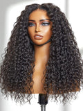 All-Day Comfort Water Wave 5X5 Deep Wave Human Hair Wig - Neck-Length