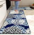 Cushioned Anti Fatigue Kitchen Mats Set of 2 for Comfort
