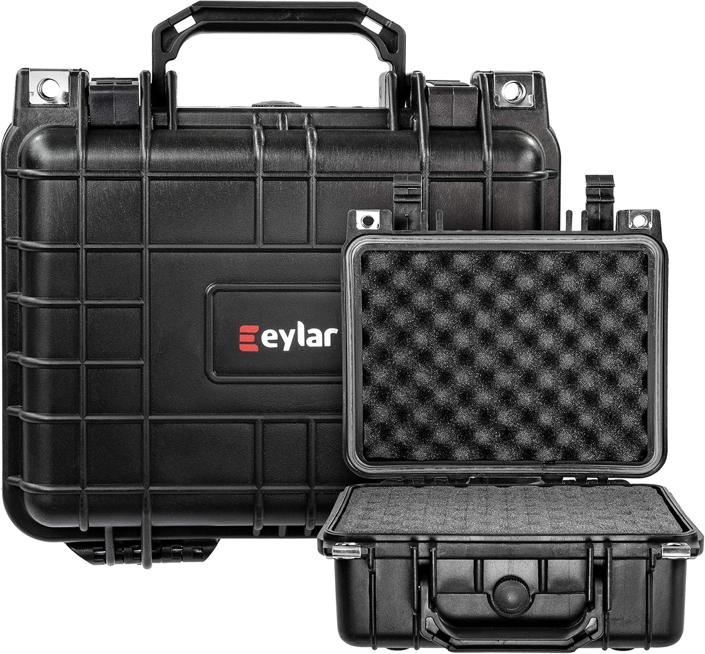 Eylar Small Waterproof Hard Camera Case with Foam Protection