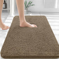 Bathroom Rugs 36x24 Chenille Bath Rug - Soft Absorbent Tan